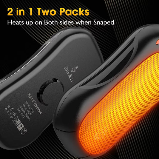 Portable Rechargeable Hand Warmer USB Electric Heater Hand Stove Compact Hand Warmers for Cold Weather Hand Warmers Rechargeable